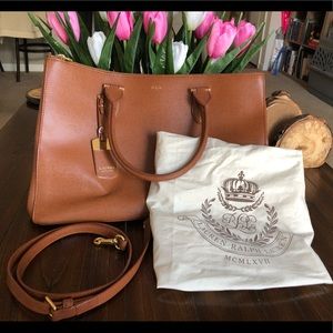Lauren Ralph Lauren Newbury Double Zip Satchel